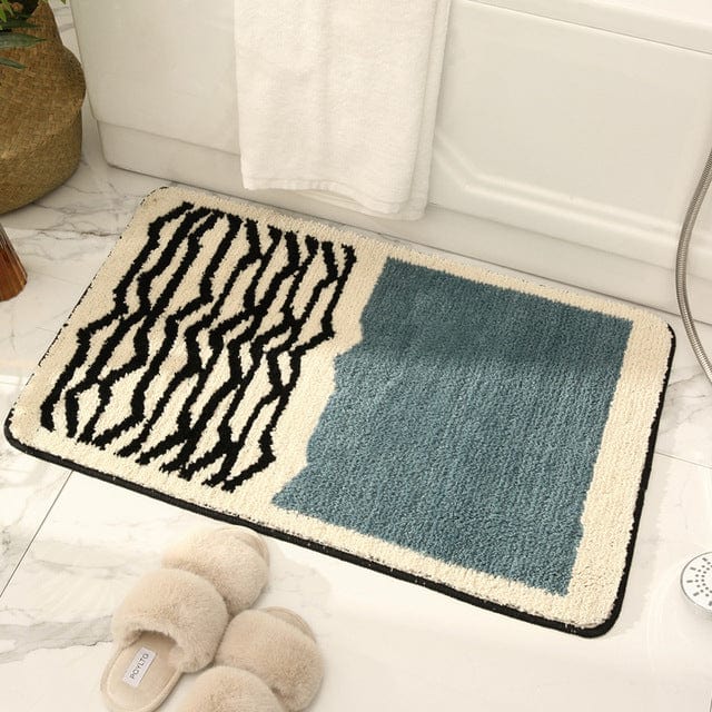 Rynx | Ultra soft striped bath mat