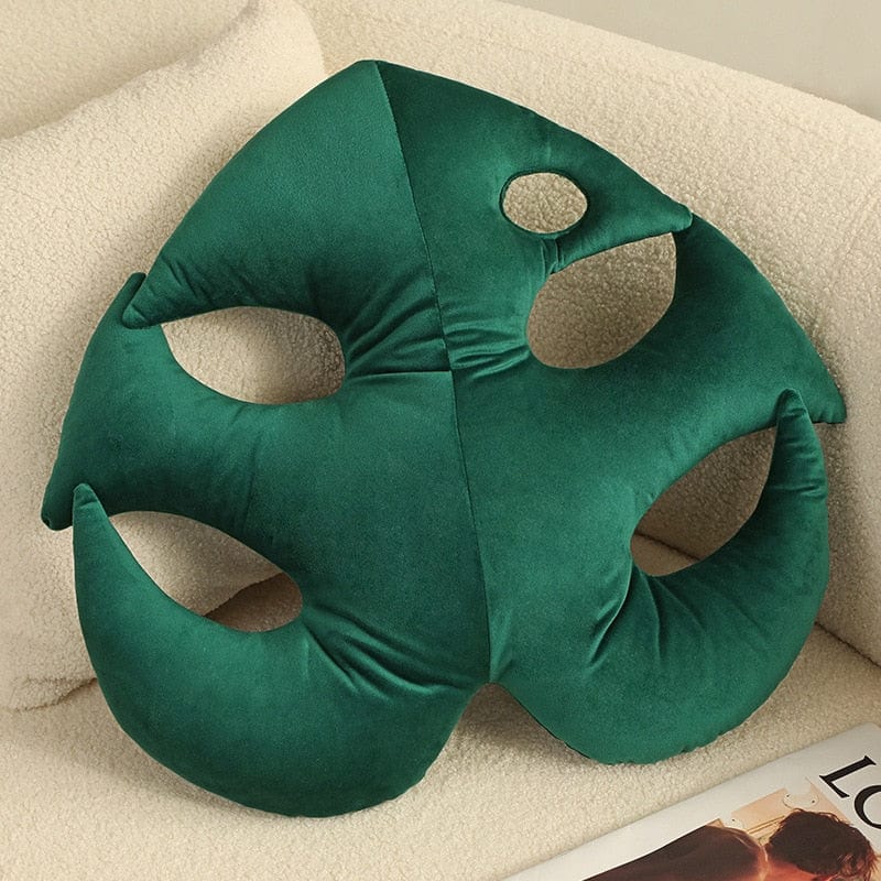 Rynx | Monstera Leaf Plush Cushion
