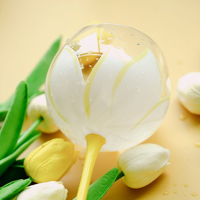 Rynx | Hand-painted flower glass