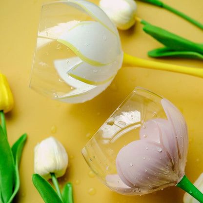 Rynx | Hand-painted flower glass