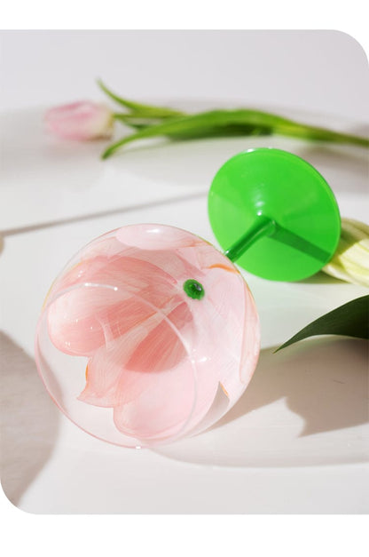 Rynx | Hand-painted flower glass