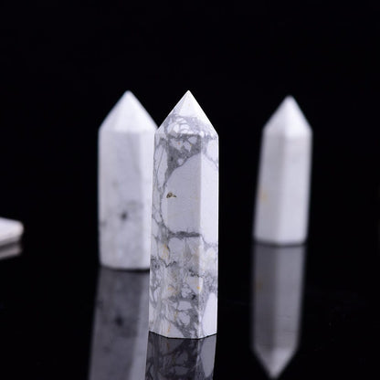 Rynx | Howlite Crystal Points Tower