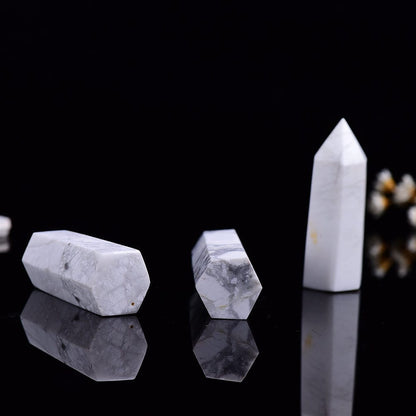 Rynx | Howlite Crystal Points Tower