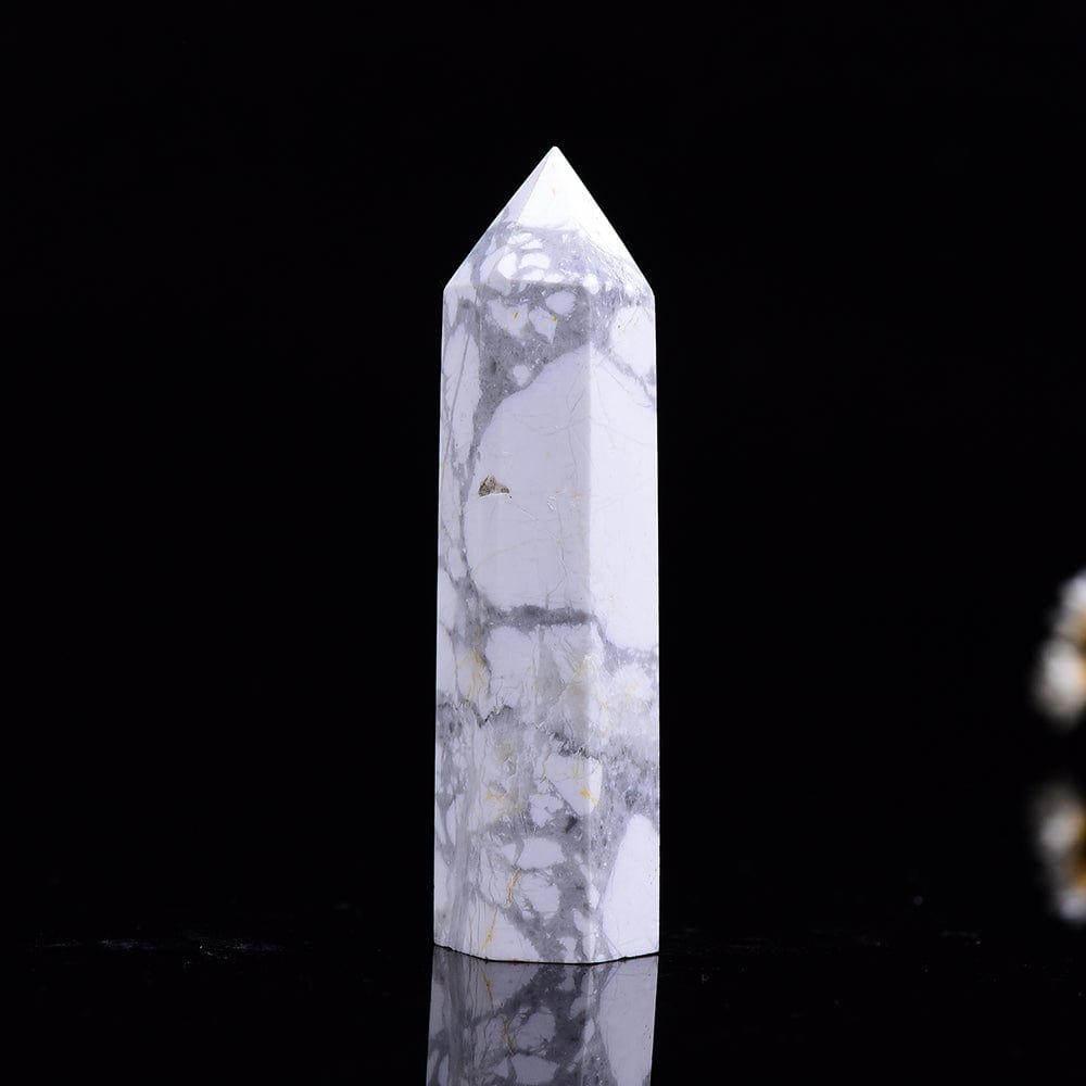 Rynx | Howlite Crystal Points Tower