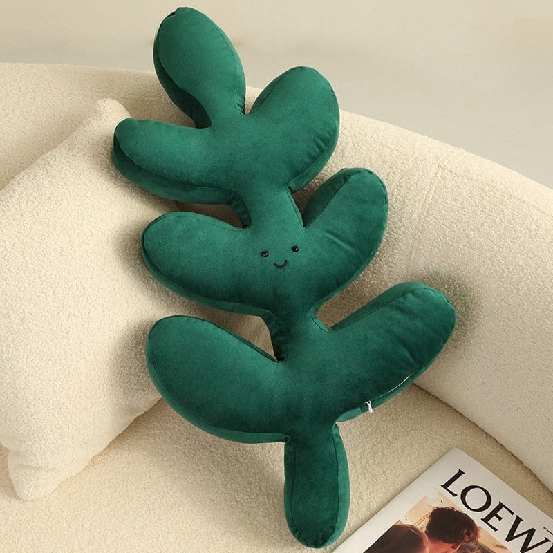 Rynx | Monstera Leaf Plush Cushion