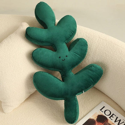 Rynx | Monstera Leaf Plush Cushion