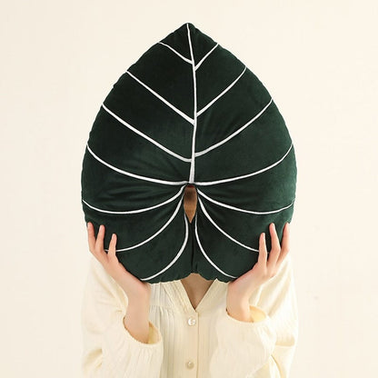 Rynx | Monstera Leaf Plush Cushion