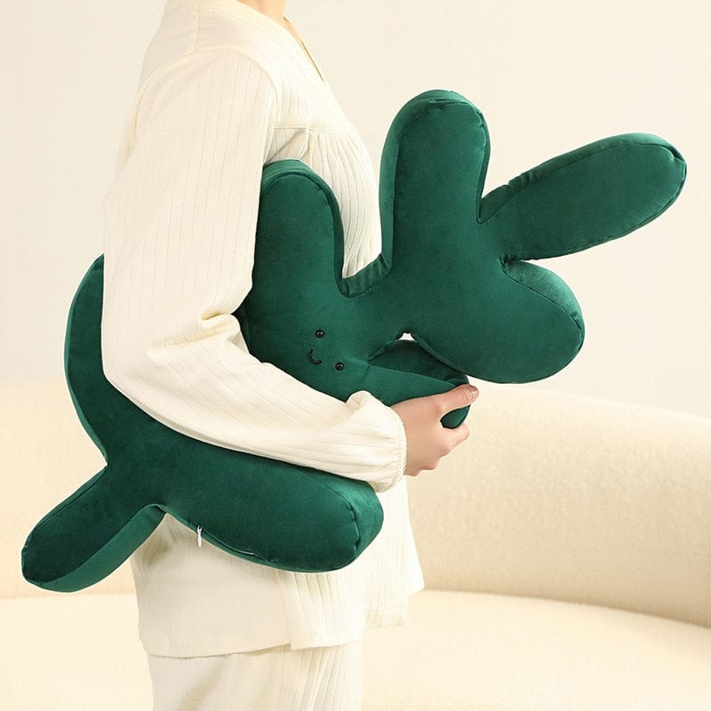 Rynx | Monstera Leaf Plush Cushion