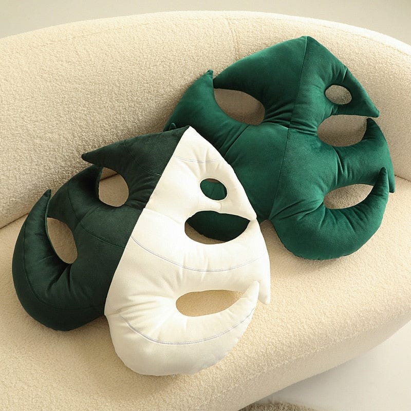 Rynx | Monstera Leaf Plush Cushion