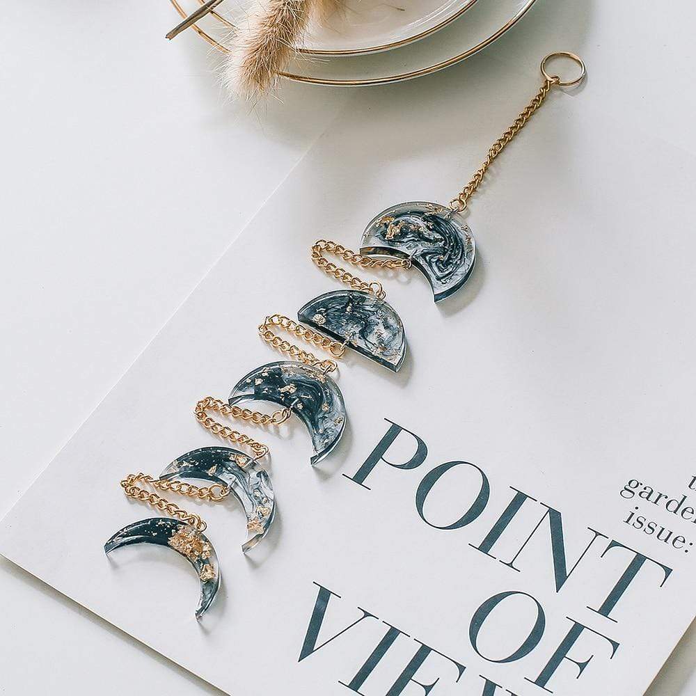 Rynx | Moon phase heavenly wall hanging pendant