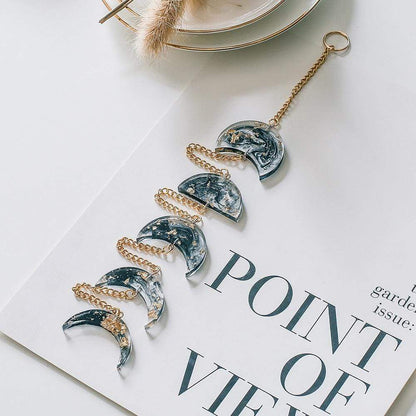 Rynx | Moon phase heavenly wall hanging pendant