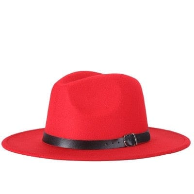 RYNX | Balbina Fedora Hat Red