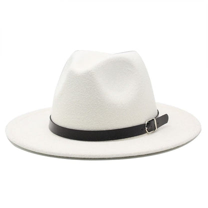 RYNX | Balbina Fedora Hat White shade