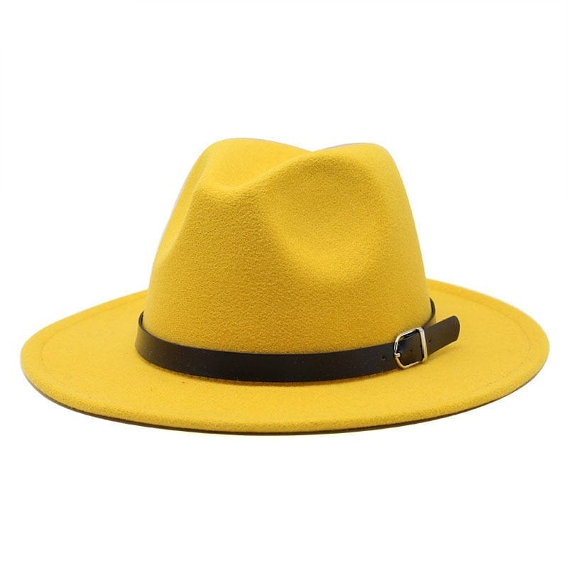 RYNX | Balbina Fedora Hat Yellow