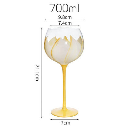 Rynx | Hand-painted flower glass