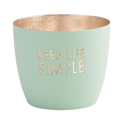 Rynx | Lantern Keep Life Simple aqua-gold colored medium