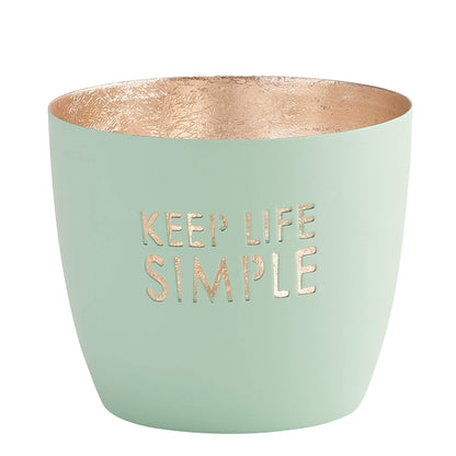 Rynx | Lantern Keep Life Simple aqua-gold colored medium