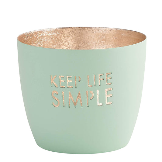 Rynx | Lantern Keep Life Simple aqua-gold colored medium
