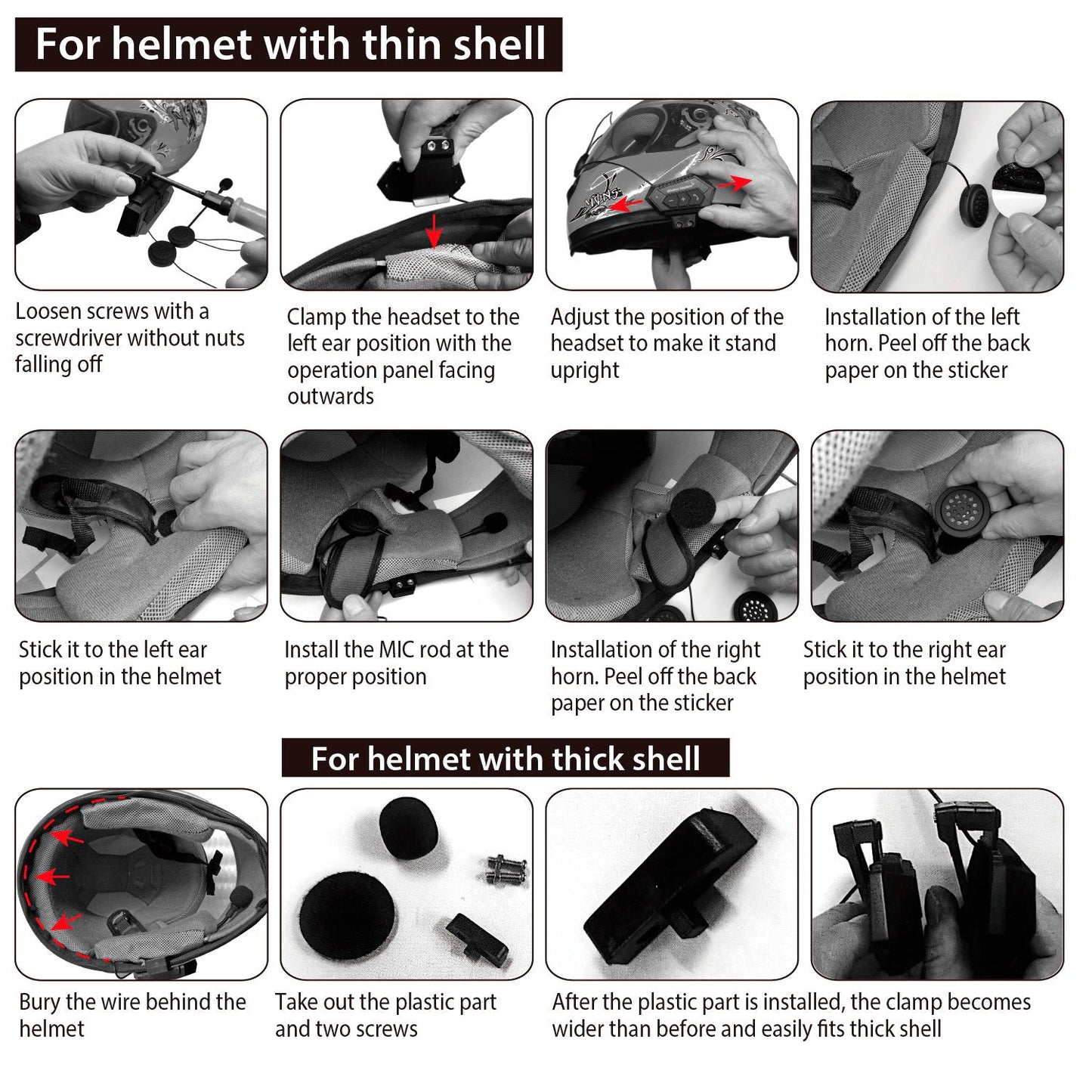 Rynx | Wireless headset speaker motorcycle helmet motorcycle headphones