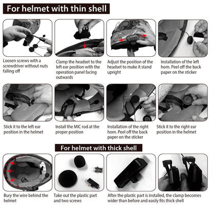 Rynx | Wireless headset speaker motorcycle helmet motorcycle headphones