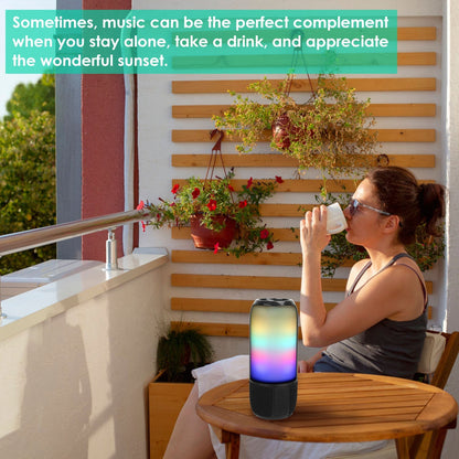 Rynx | Wireless portable speaker with color-changing lights