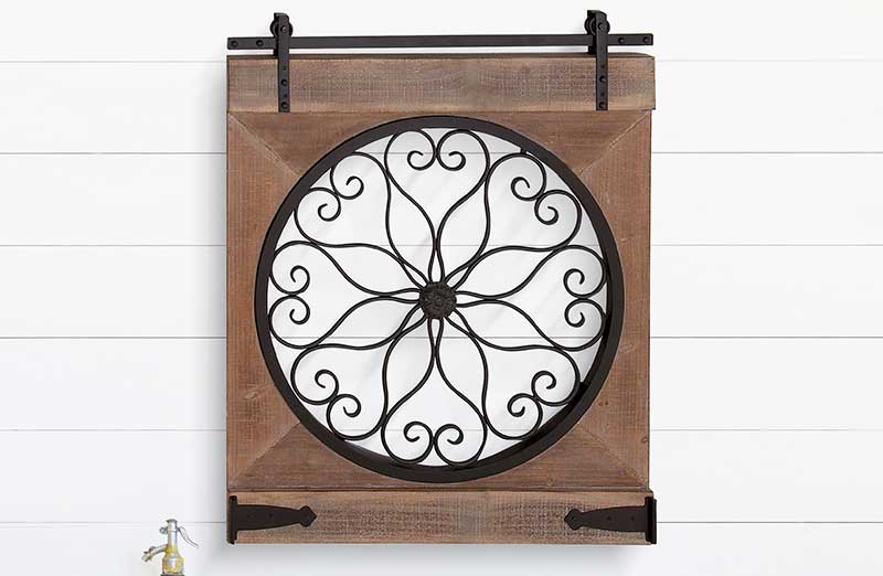 Rynx | *HUGE* Ornate Rustic Barn Door Art