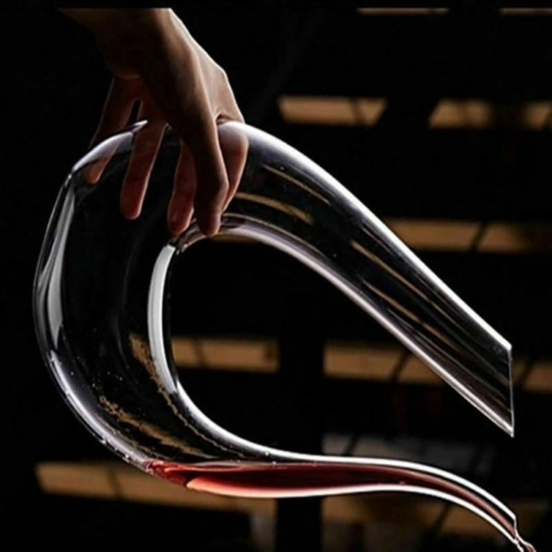 RYNX | Crystal U-Shaped 1500Ml Wine Decanter