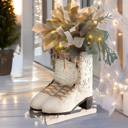 Rynx | North Pole Ice Skating Skate Planter