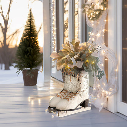 Rynx | North Pole Ice Skating Skate Planter