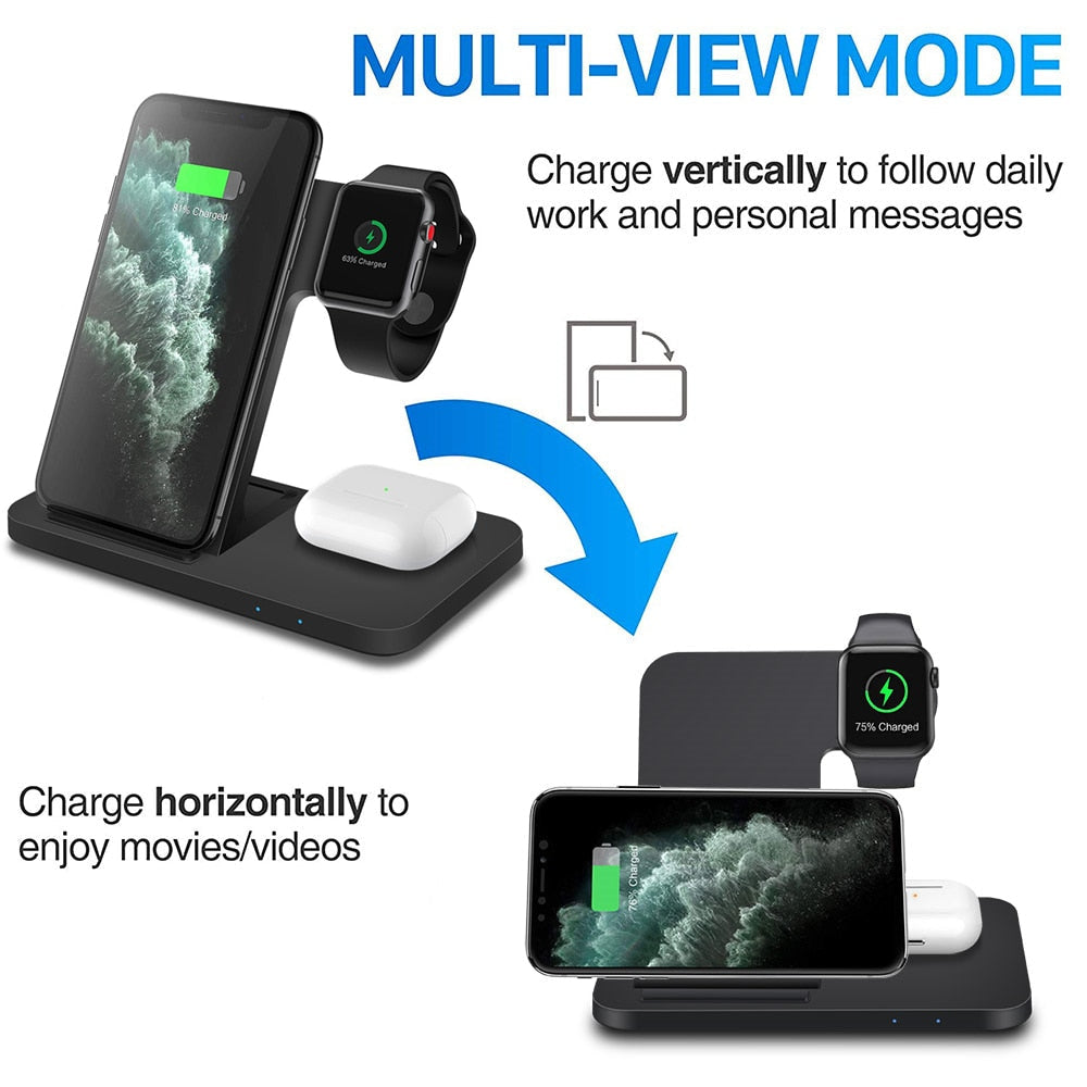 Rynx | 3 in 1 charger for iPhones, Apple Watch & Airpods