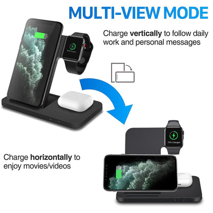 Rynx | 3 in 1 charger for iPhones, Apple Watch & Airpods