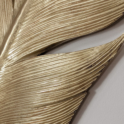 Rynx | Yasmin Large Gold Feather Wall Decoration