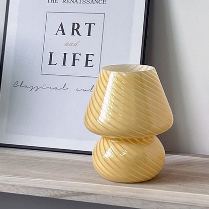 Rynx | LED Desk Lamp in Mushroom Shape made of Glass