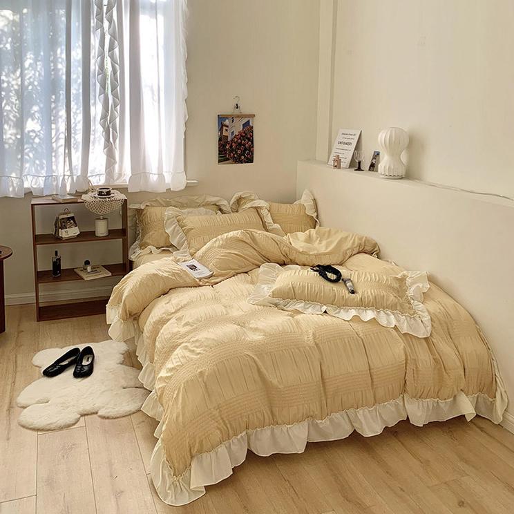 Rynx Princesscore Soft Ruffled Bedding Set