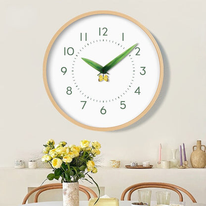 Rynx | Timeless Perch Clock - Unique Bird Wall Clock in Ladybug and Butterfly Design