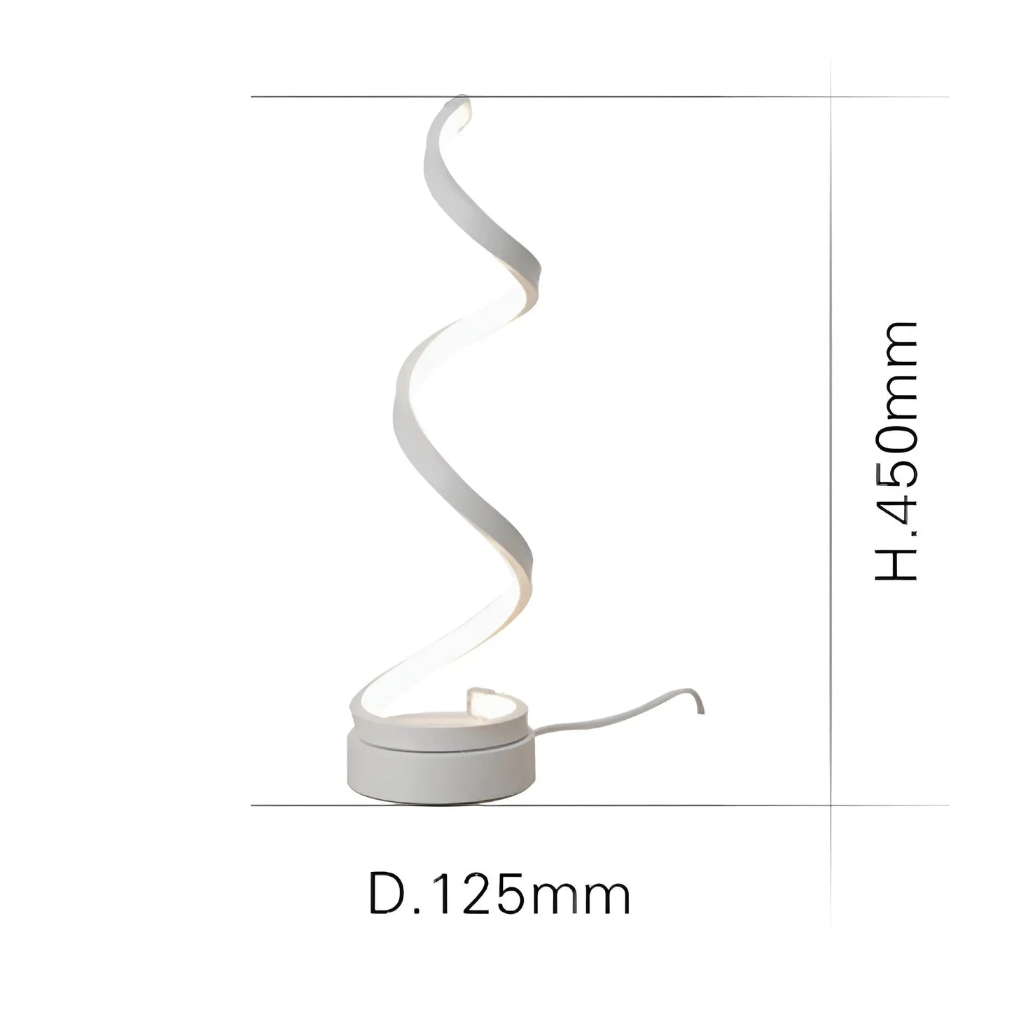 RYNX | Spiral Glow LED Desk Lamp – Energy Efficient, Sustainable & Eye-Friendly Design