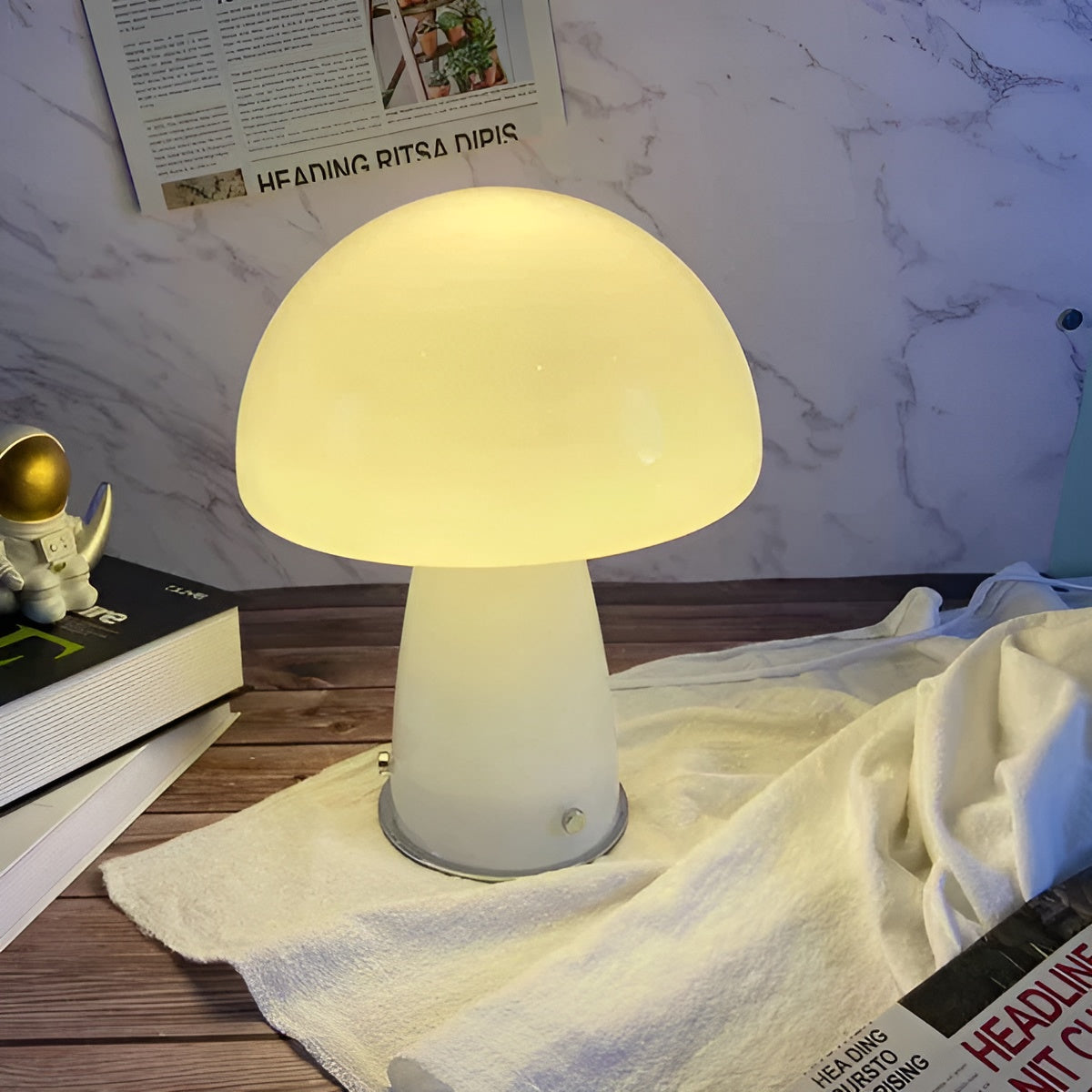 Rynx | GlowMush – Scandinavian table lamp with artistic warmth