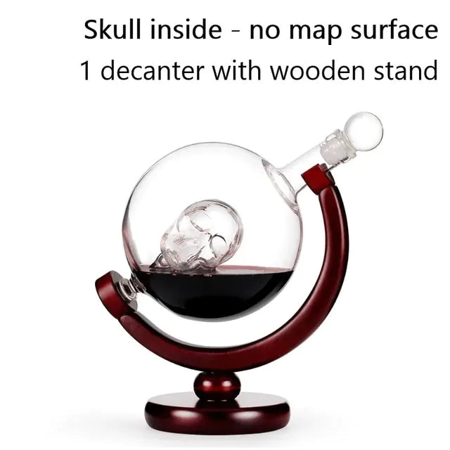 Rynx | Whiskey Decanter Globe Wine Aerator Glass Set