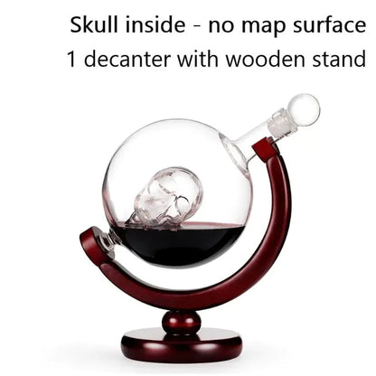 Rynx | Whiskey Decanter Globe Wine Aerator Glass Set