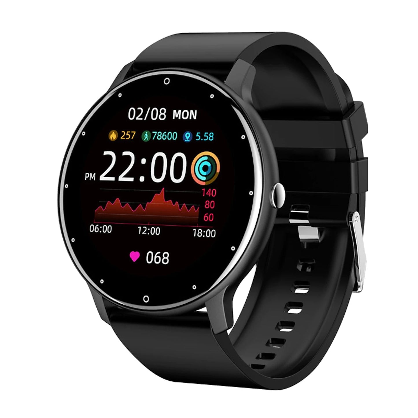Rynx | Zl02 Smart Watch 1.28 Inches Smartwatch Fitness Running Watch