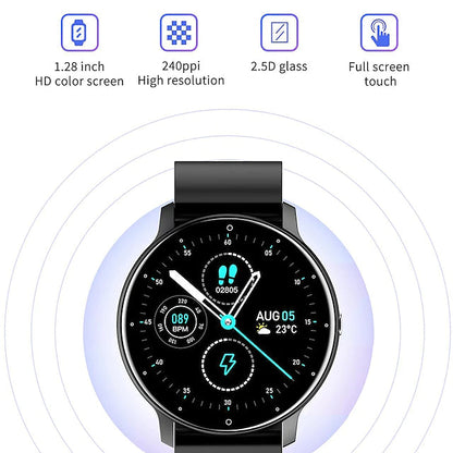 Rynx | Zl02 Smart Watch 1.28 Inches Smartwatch Fitness Running Watch