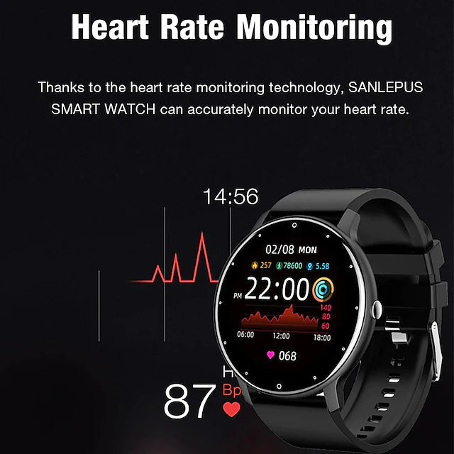 Rynx | Zl02 Smart Watch 1.28 Inches Smartwatch Fitness Running Watch
