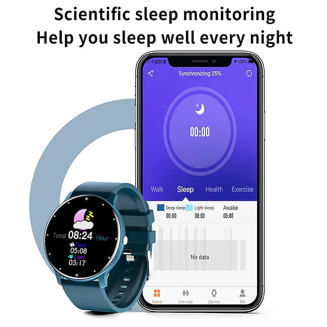 Rynx | Zl02 Smart Watch 1.28 Inches Smartwatch Fitness Running Watch