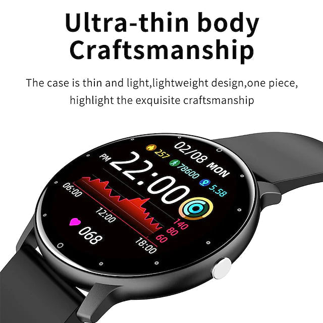 Rynx | Zl02 Smart Watch 1.28 Inches Smartwatch Fitness Running Watch