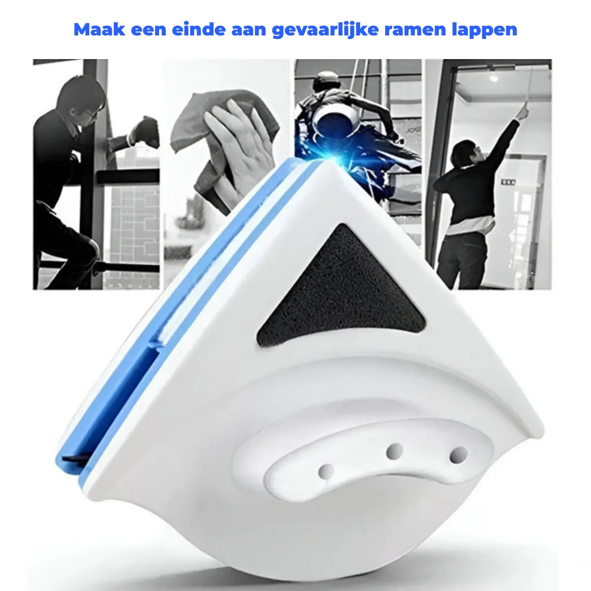 Rynx | Magnetic Window Cleaner — double-sided glass cleaning device with safety lock